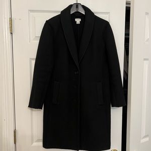 J. Crew Factory Unlined Wool Top Coat